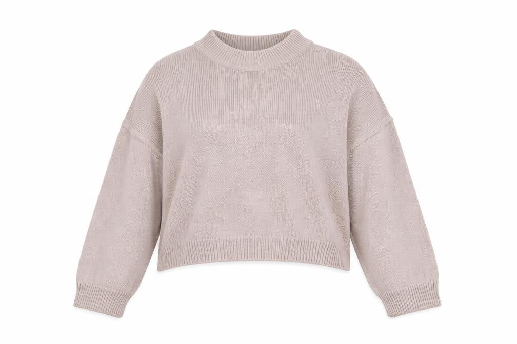 New Look Womens Pink Round Neck Acrylic Pullover Jumper Size S