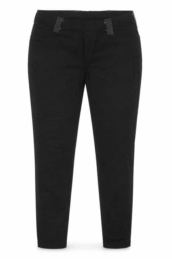 Preworn Womens Black Cotton Skinny Jeans Size 12 Regular