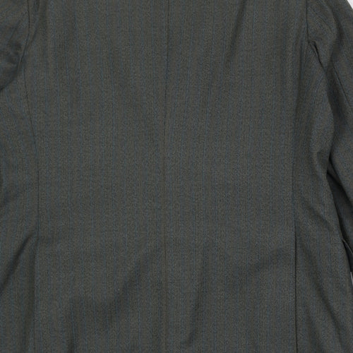 Czarina Mens Grey Polyester Jacket Suit Jacket Size 44 Regular