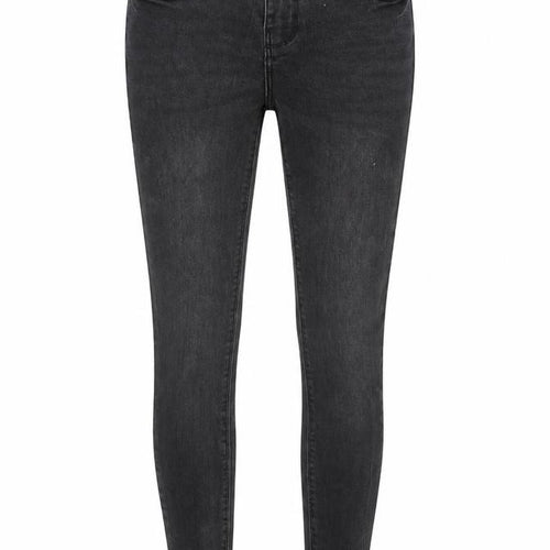 Denim & Co. Womens Black Cotton Skinny Jeans Size 8 Regular Zip