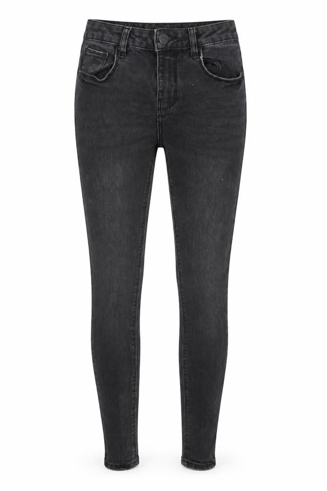 Denim & Co. Womens Black Cotton Skinny Jeans Size 8 Regular Zip