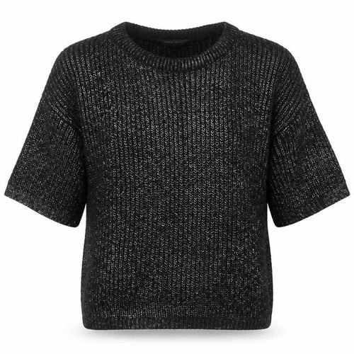 Dorothy Perkins Womens Black Round Neck Acrylic Pullover Jumper Size M