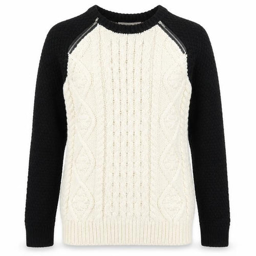 Marks and Spencer Womens Ivory Round Neck Acrylic Pullover Jumper Size 6