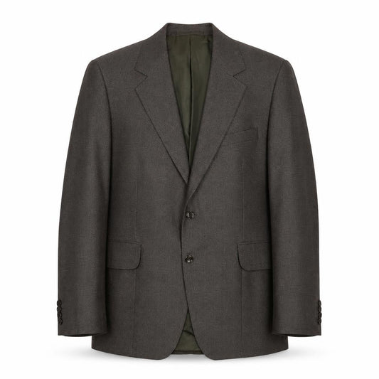 Front view of Lirella men’s grey polyester jacket suit jacket, size 38, regular