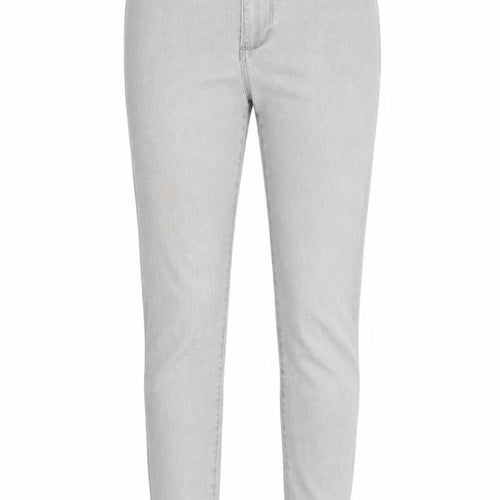 Denim & Co. Womens Grey Cotton Skinny Jeans Size 10 Regular Zip