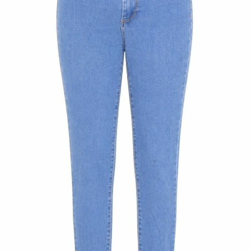 Denim & Co. Womens Blue Cotton Skinny Jeans Size 8 Regular Zip