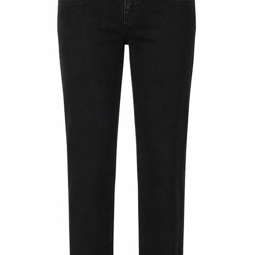 Street One Womens Black Cotton Straight Jeans Size 25 in Regular Zip