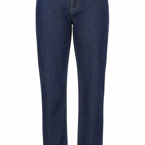 Denim & Co. Womens Blue Cotton Straight Jeans Size 10 Regular Zip
