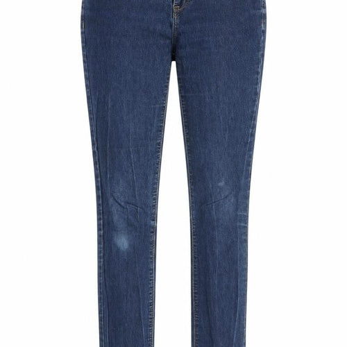 Denim & Co. Womens Blue Cotton Skinny Jeans Size 8 Regular Zip
