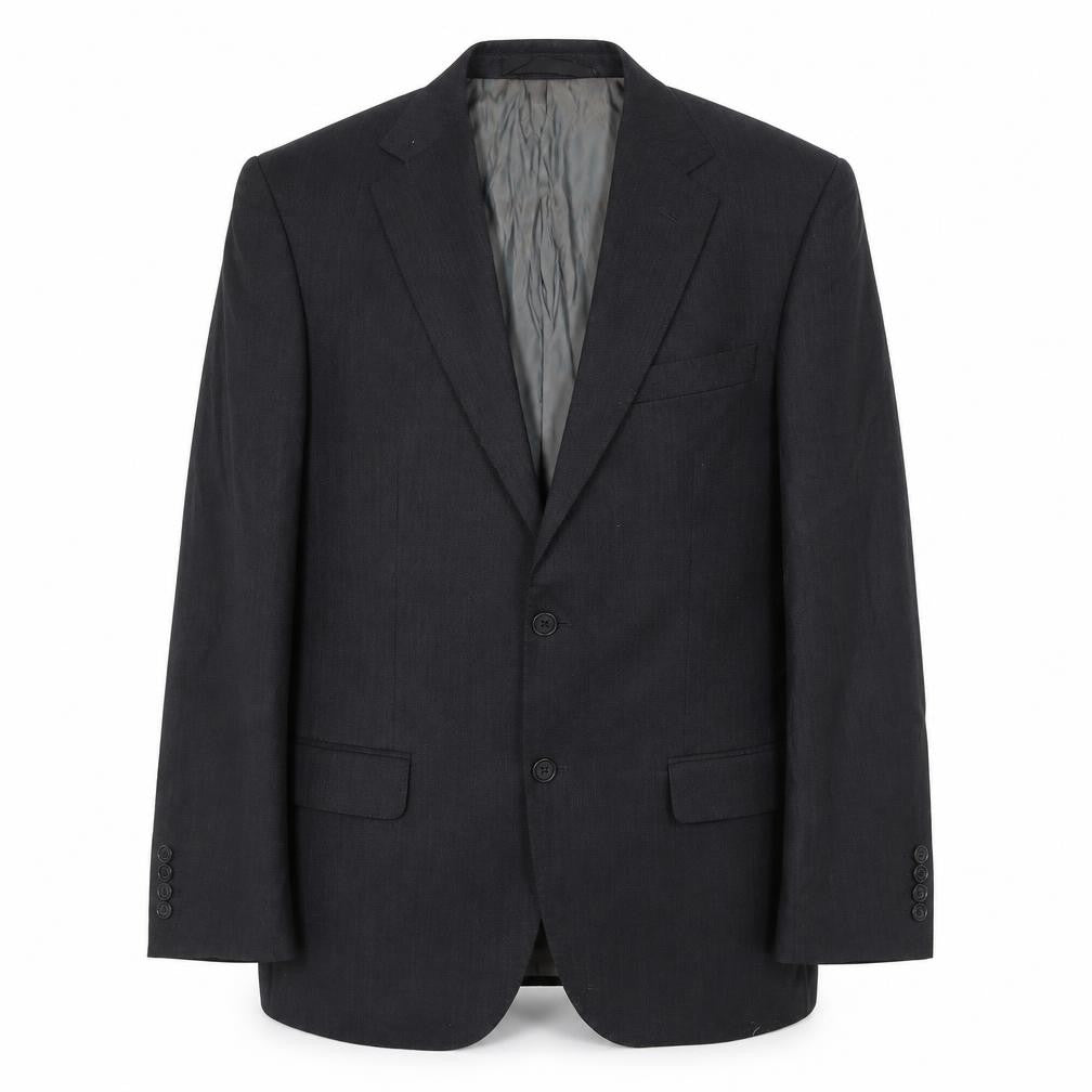 Front view of Marks & Spencer men’s grey wool jacket suit jacket, size 40, regular
