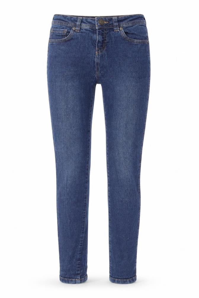Peacocks Womens Blue Cotton Skinny Jeans Size 8 Regular Zip