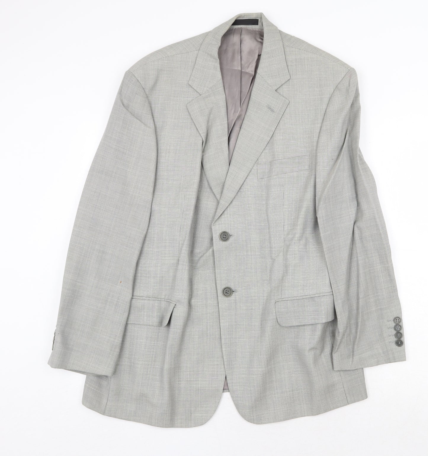 Marks and Spencer Mens Grey Wool Jacket Suit Jacket Size 42 Regular