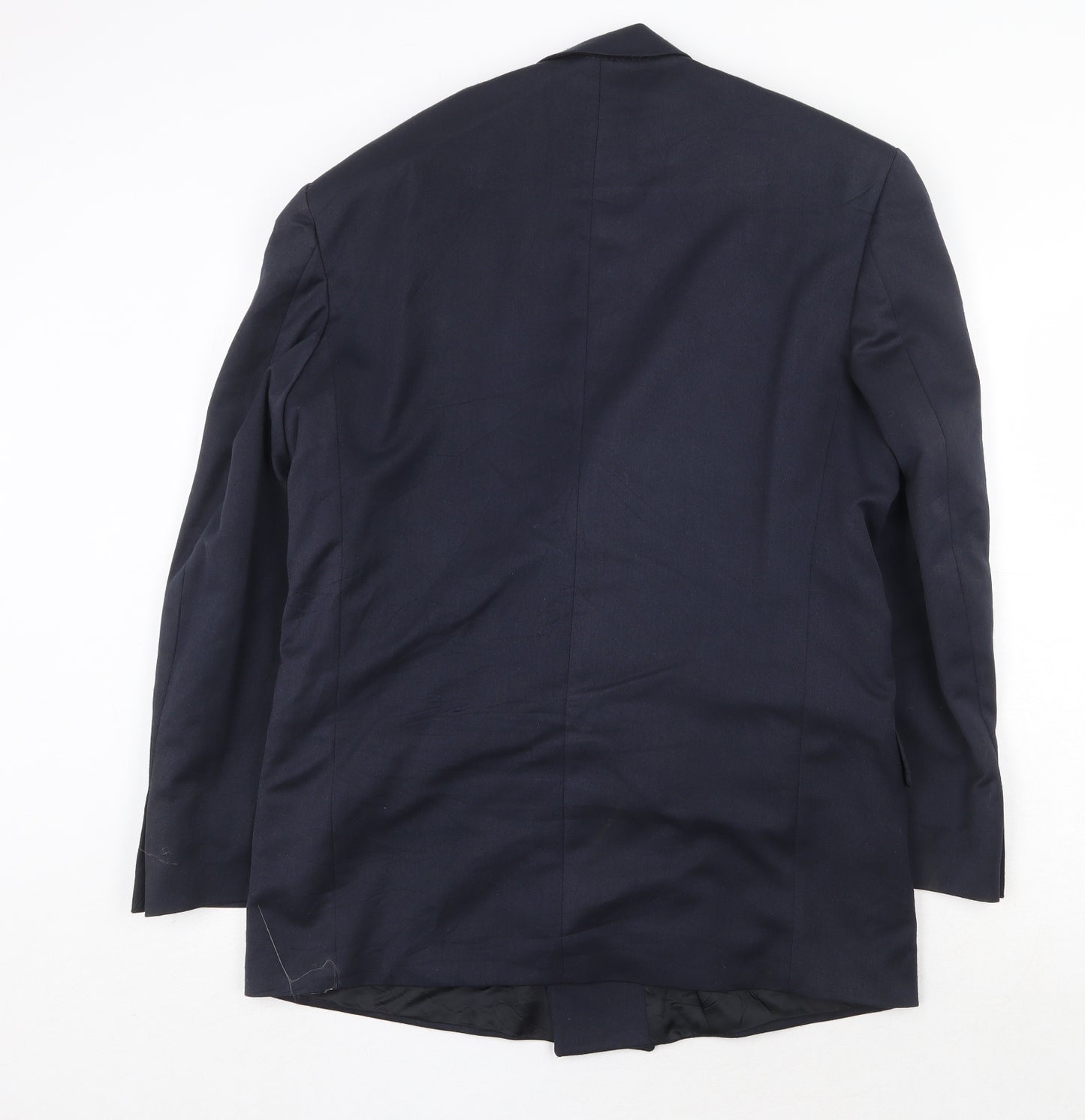 Ciesse Mens Blue Polyester Jacket Blazer Size 40 Regular
