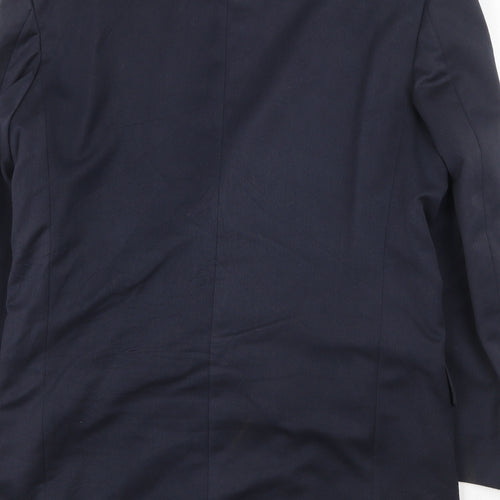 Ciesse Mens Blue Polyester Jacket Blazer Size 40 Regular