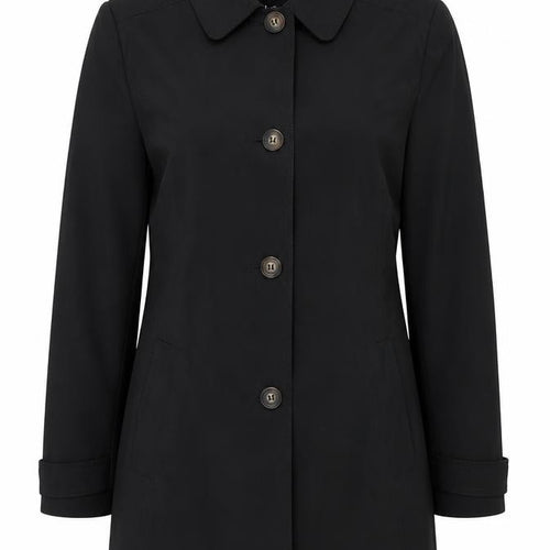 M&Co Womens Black Jacket Size 14 Button