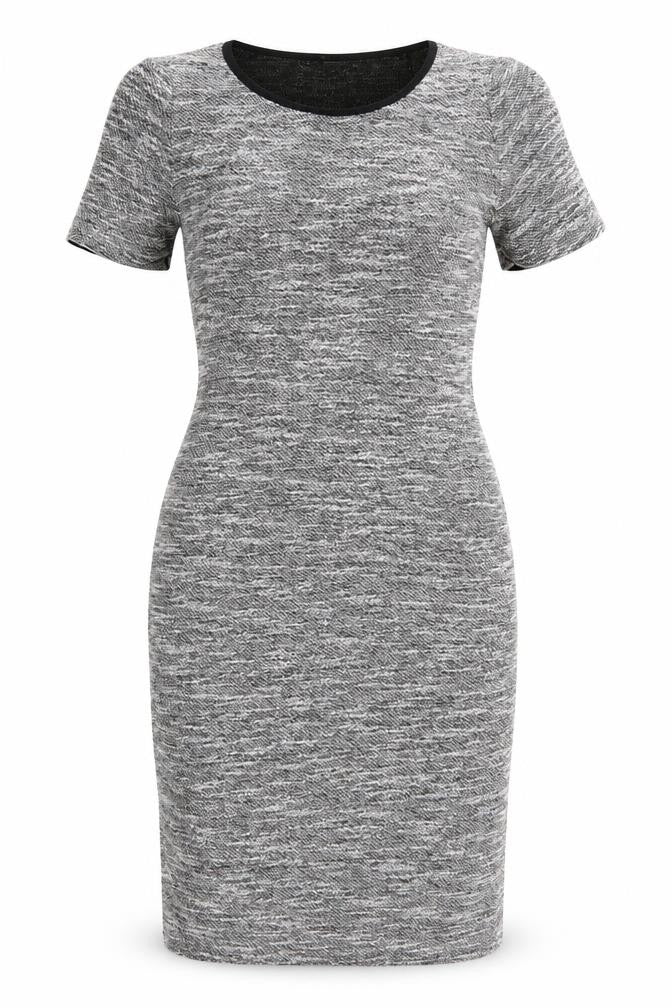 Front view of New Look Maternity women’s grey polyester a-line, size UK 8, round neck pullover