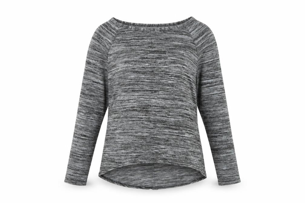 Sara Fashion Womens Grey Boat Neck Polyester Pullover Jumper Size S - Bow Detail