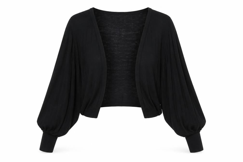 Warehouse Womens Black V-Neck Viscose Cardigan Jumper Size 14