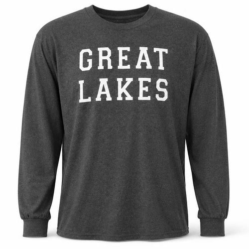 Alstyle Apparel & Activewear Mens Grey Polyester Pullover Sweatshirt Size L - Great Lakes