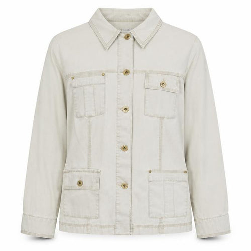 Lakeland Womens Beige Jacket Size 14 Button