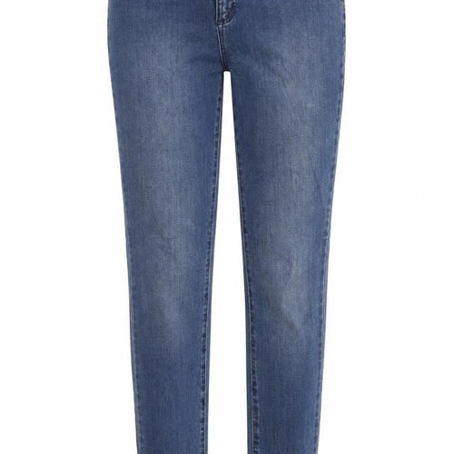 Essentials Womens Blue Cotton Skinny Jeans Size 31 in Regular Zip