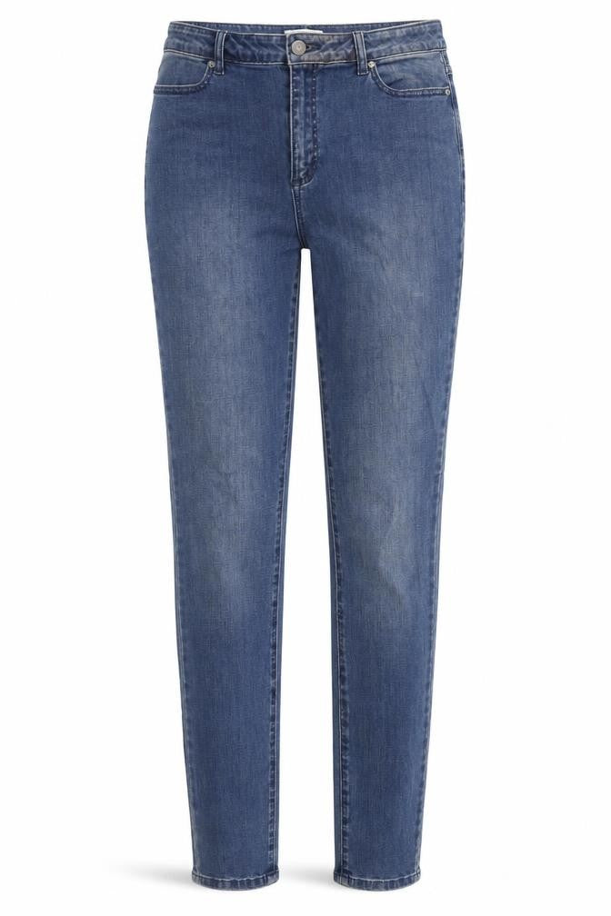 Essentials Womens Blue Cotton Skinny Jeans Size 31 in Regular Zip