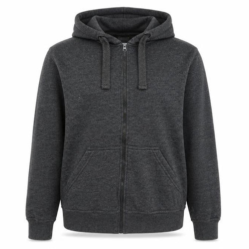 Preworn Womens Grey Cotton Full Zip Hoodie Size S Zip
