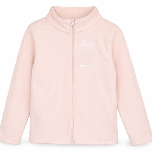 DECATHLON Girls Pink Jacket Size 12 Years Zip