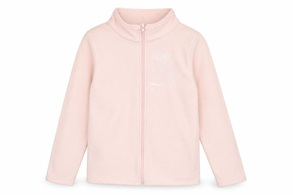 DECATHLON Girls Pink Jacket Size 12 Years Zip