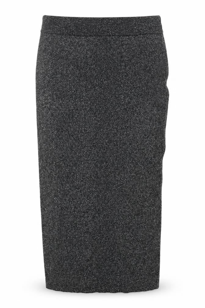 Oasis Womens Silver Viscose Bandage Skirt Size M