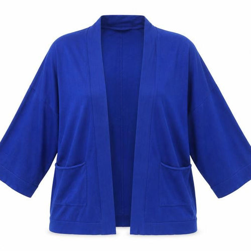 Zara Womens Blue V-Neck Viscose Cardigan Jumper Size S