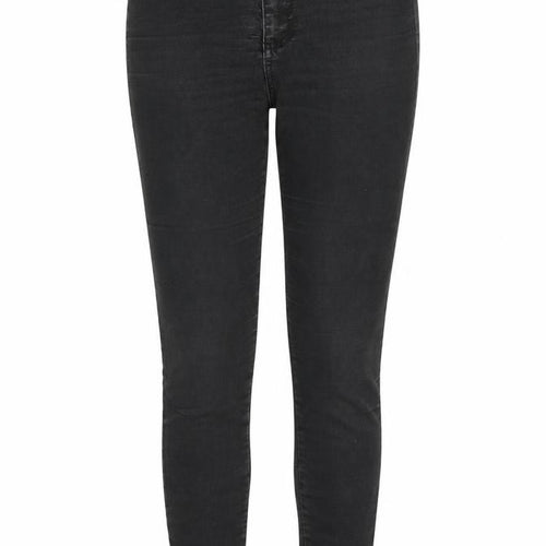 Denim & Co. Womens Black Cotton Skinny Jeans Size 8 Regular Zip