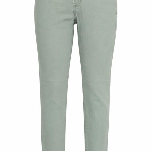 Denim & Co. Womens Green Cotton Skinny Jeans Size 10 Regular Zip