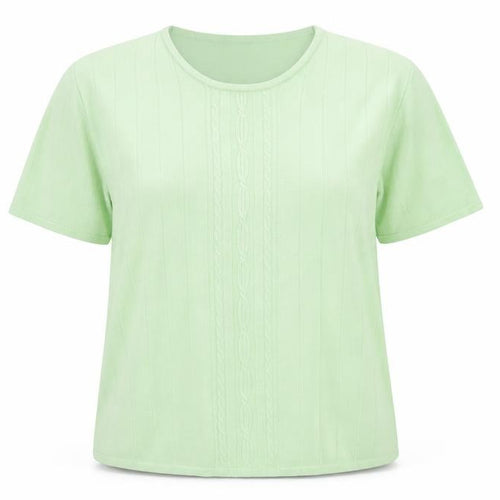 Lauren Taylor Womens Green Round Neck Acrylic Pullover Jumper Size M - Size M/L