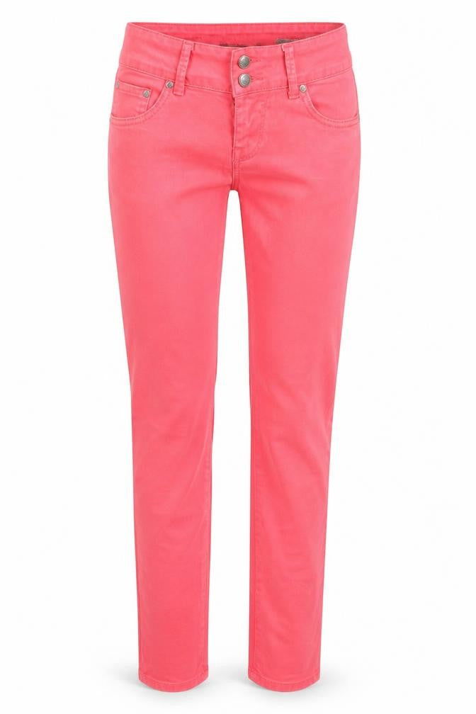 LTB Womens Pink Cotton Straight Jeans Size 27 in Regular Zip