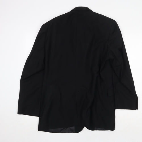Burton Mens Black Polyester Jacket Suit Jacket Size 40 Regular