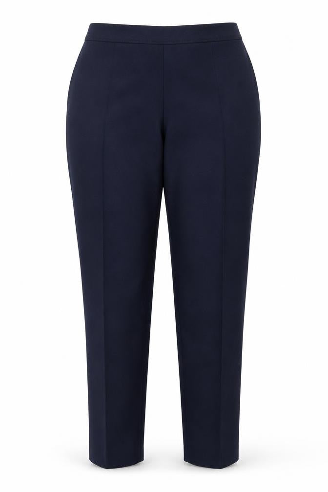 Saira of Manchester Womens Blue Polyester Carrot Trousers Size 18 Regular