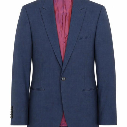 Cedar Wood State Mens Blue Wool Jacket Suit Jacket Size 38 Regular - 5 button sleeve