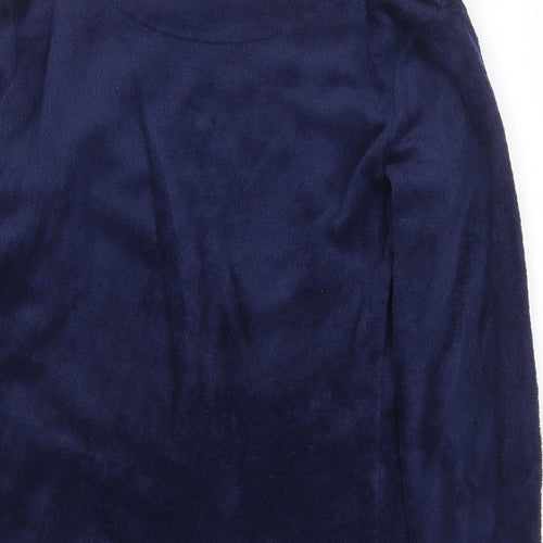 Love to Lounge Womens Blue Geometric Polyester Top Pyjama Top Size XS - Moon and Stars