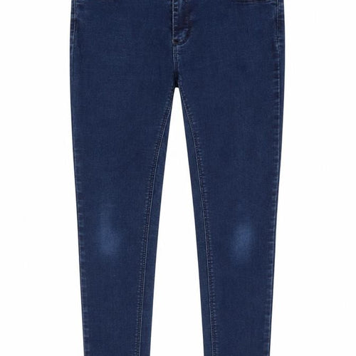 Denim & Co. Womens Blue Cotton Skinny Jeans Size 10 Regular Zip