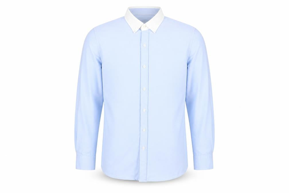 Very Boys Blue 100% Cotton Basic Button-Up Size 10 Years Collared Button