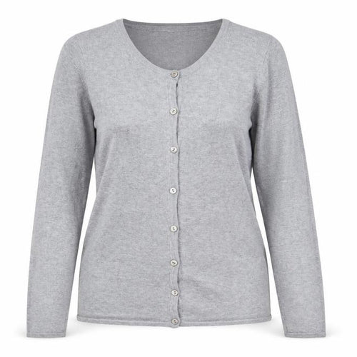 Capsule Womens Grey V-Neck Viscose Cardigan Jumper Size 12