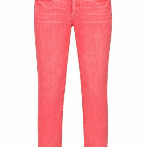 Yessica Womens Red Cotton Skinny Jeans Size 8 L32 in Regular Button