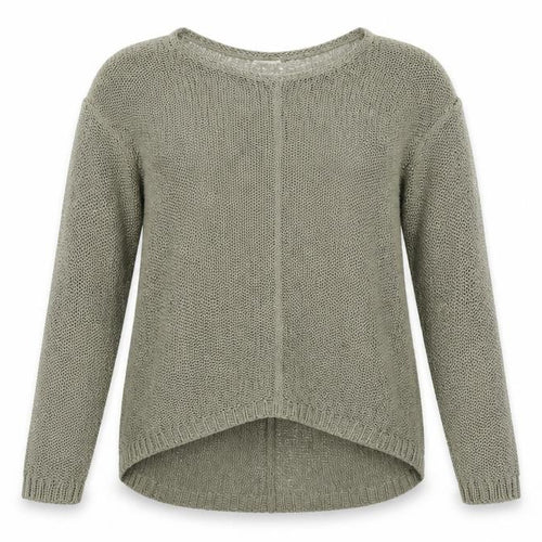 Marks and Spencer Womens Green Boat Neck Acrylic Pullover Jumper Size 10