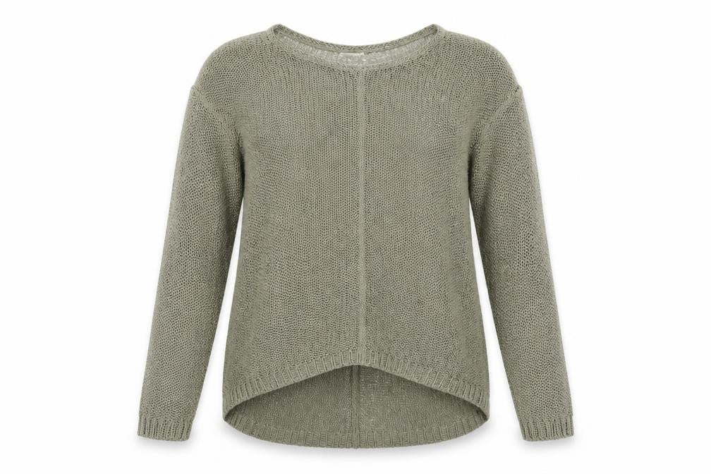 Marks and Spencer Womens Green Boat Neck Acrylic Pullover Jumper Size 10