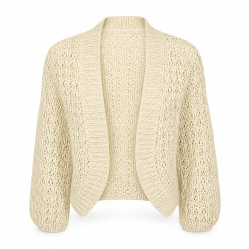 Gina Tricot Womens Beige V-Neck Acrylic Cardigan Jumper Size XS