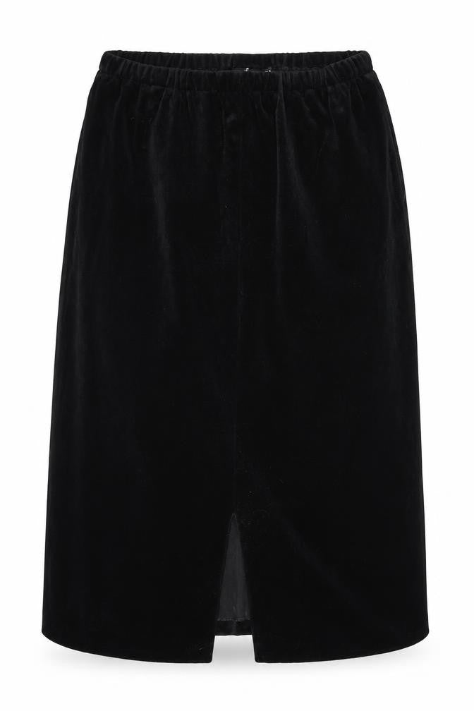 Frank Usher Womens Black Polyester A-Line Skirt Size 28 in