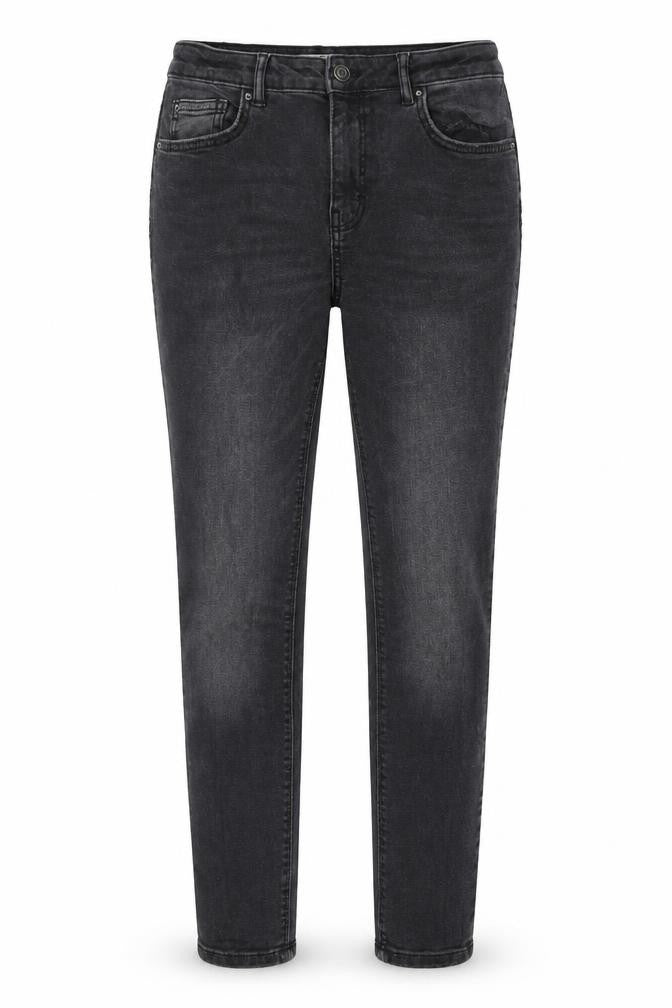Denim & Co. Womens Black Cotton Skinny Jeans Size 12 Regular Zip