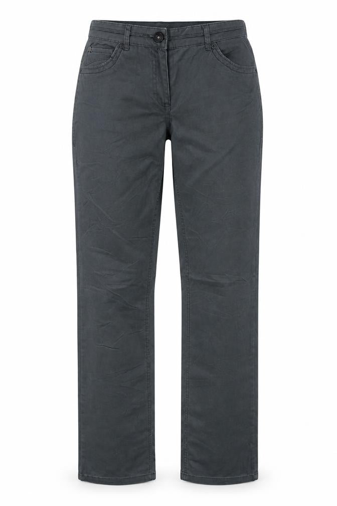 Cecil Womens Grey Cotton Straight Jeans Size 28 in Regular Zip
