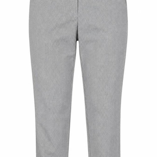 Dorothy Perkins Womens Grey Geometric Polyester Chino Trousers Size 8 Regular Zip